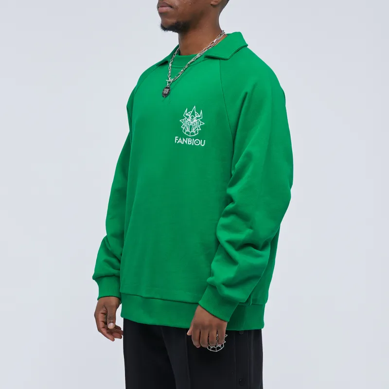 FANBIOU Sweatshirts Unisex Green-5