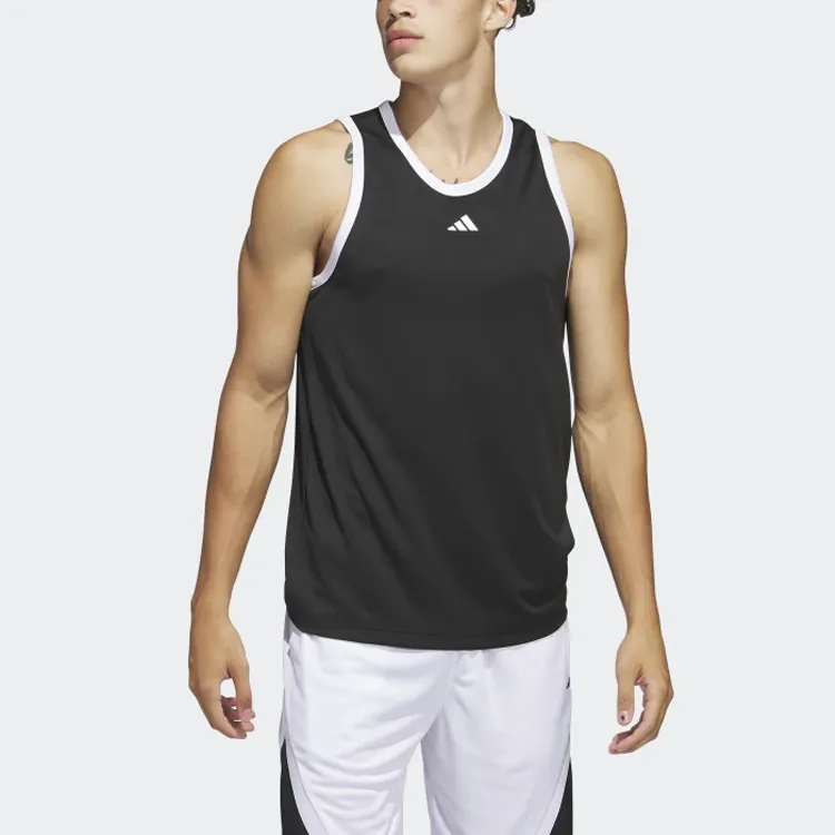 Adidas Free Shipping With AdiClub Adidas Legends Basketball 3 Stripes Tank Top-1