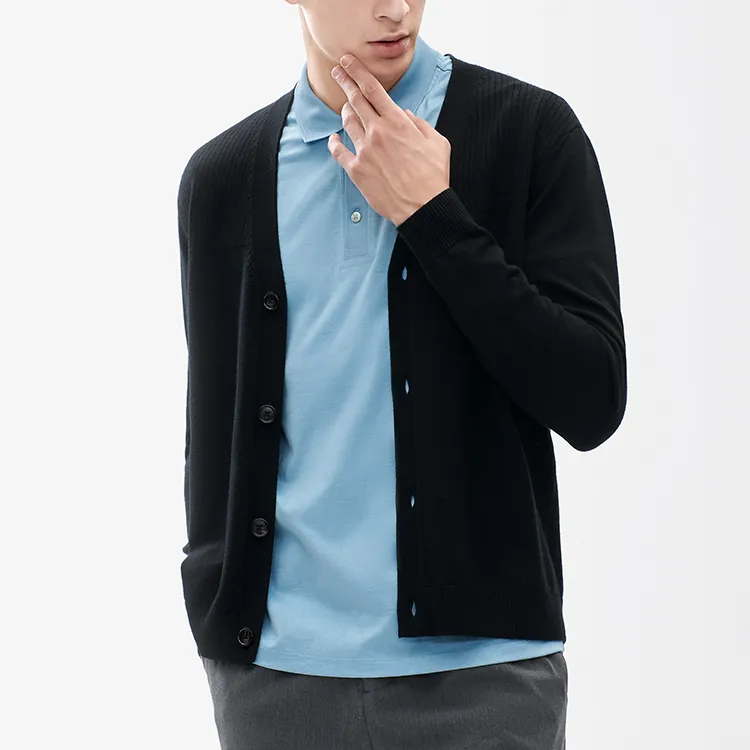 FILA Sweaters Men Jet Black-3