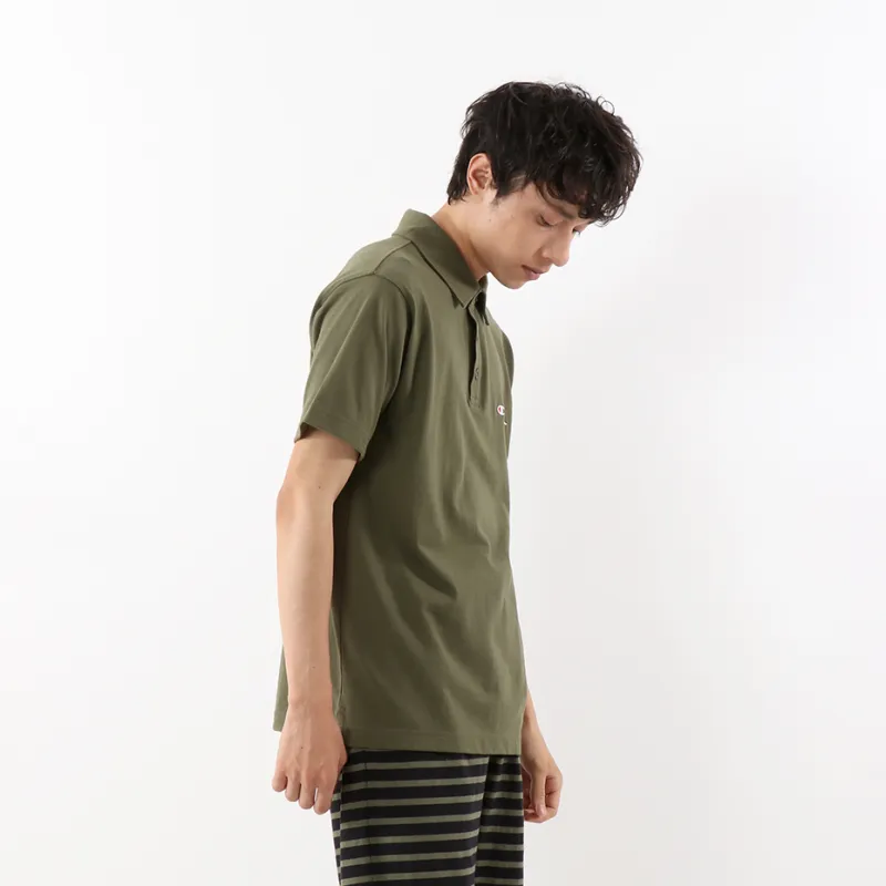 Champion Polo Shirts Unisex Army Green-4