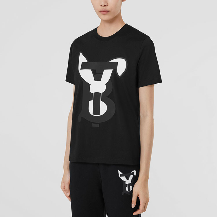 Burberry SS23 The Year of The Rabbit T-Shirts Women's Black