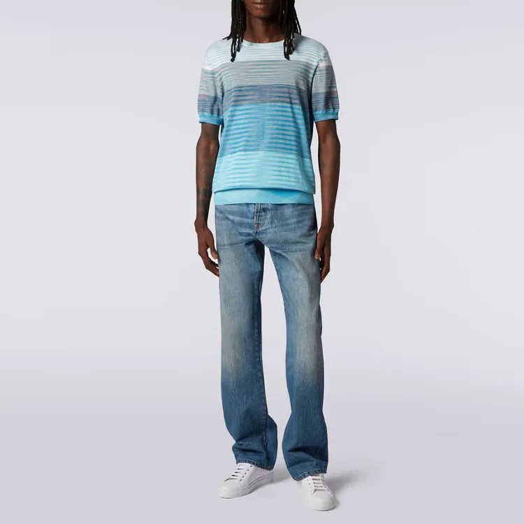 MISSONI Striped Cotton T shirt-1