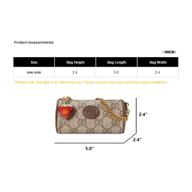 GUCCI Coin Purse With Double G Strawberry-10