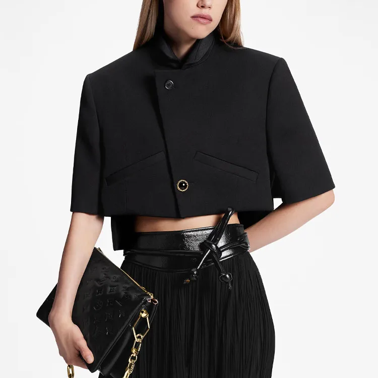 LOUIS VUITTON Jacket Women's Black-1