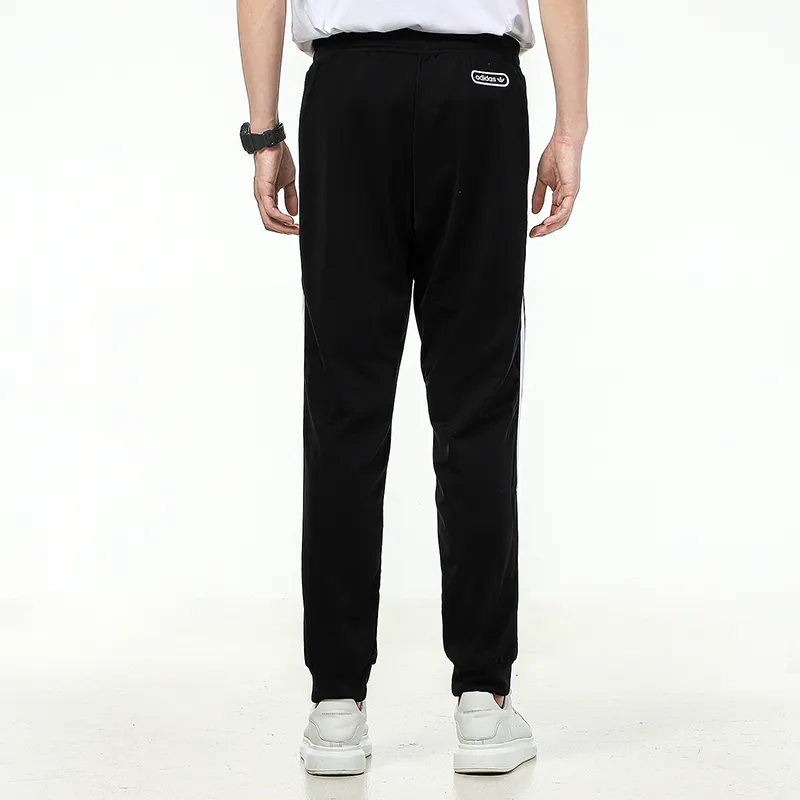 Adidas Knitted Sports Pants Men's Black-3