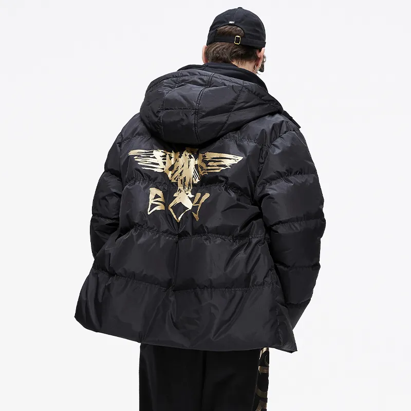 Boy London Down Jacket Winter Unisex Black-5