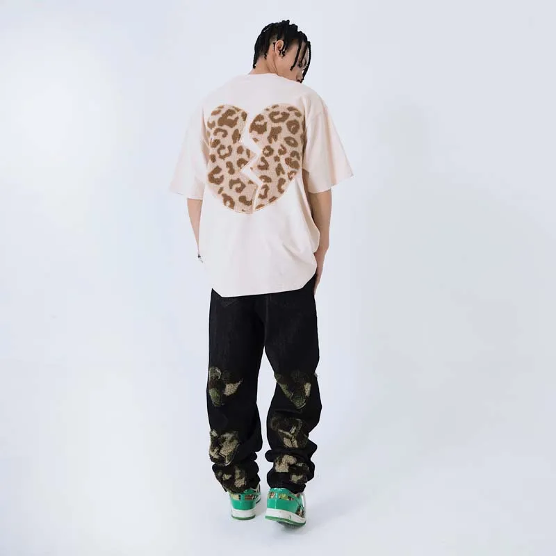 WHOA HA! Straight T Shirt Unisex Khaki-3