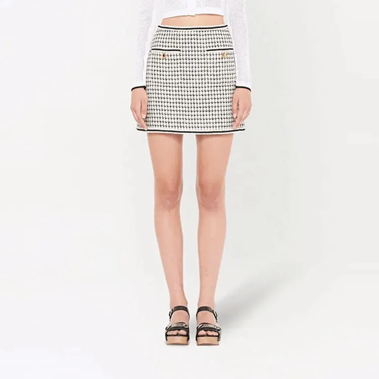 MIU MIU Casual Short Skirts Women's White-1