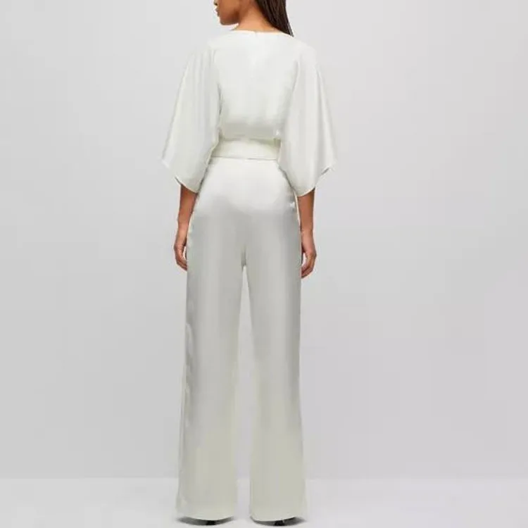 HUGO BOSS SS23 Jumpsuit Women's White-1