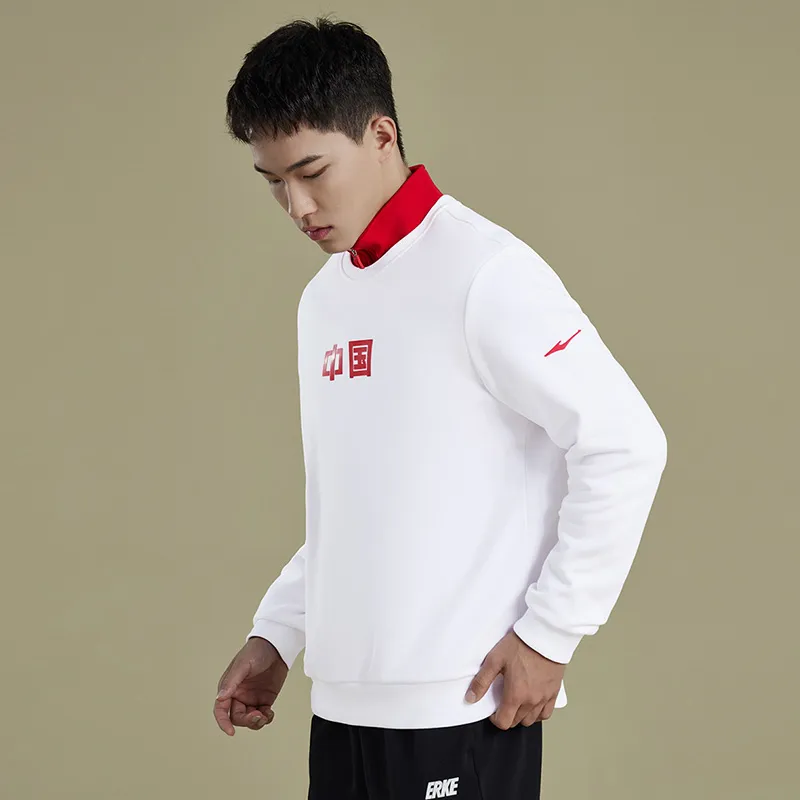 Erke Sweatshirts Men True White-6