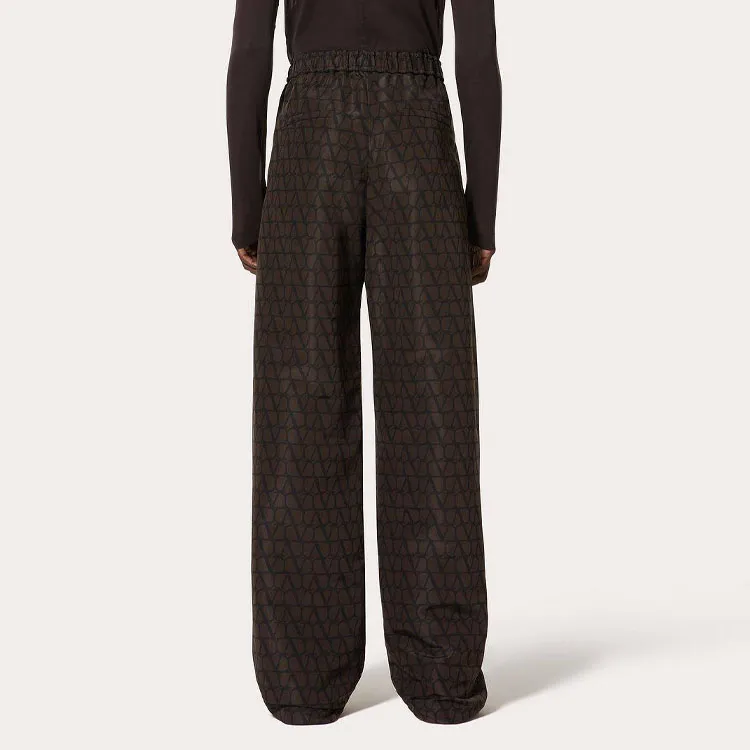 Valentino All Over Patterned Wide Leg Trousers-2