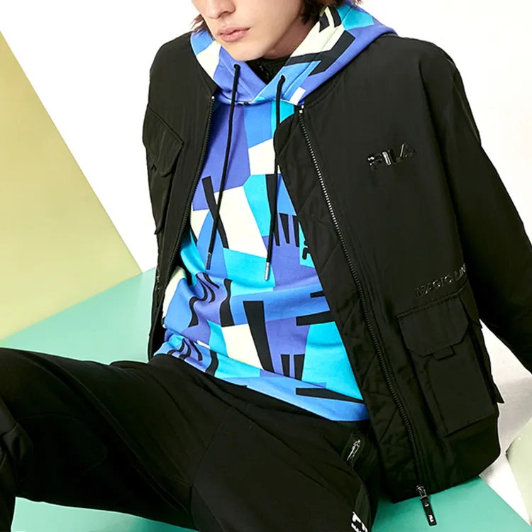 FILA Puffer Jacket Men's Jet Black-5