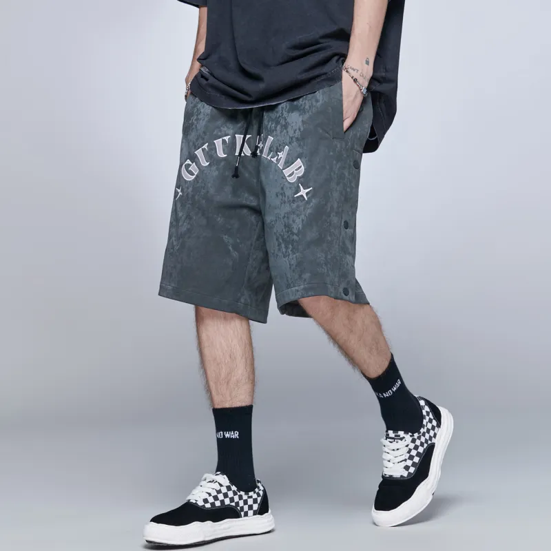 Guuka Casual Shorts Men Dark Green-6