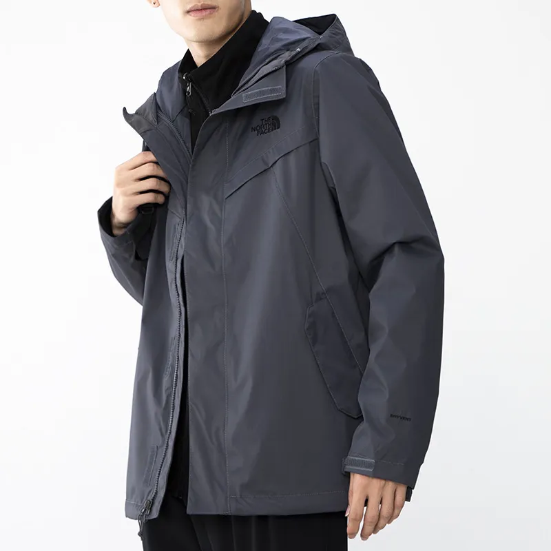 THE NORTH FACE Windbreaker Jackets Men Gray-4