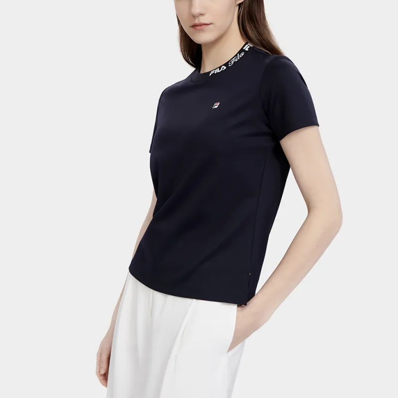 FILA Regular T Shirt Women's Legend Blue-2