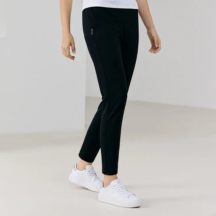 FILA Knitted Sweatpants Women's Jet Black-5