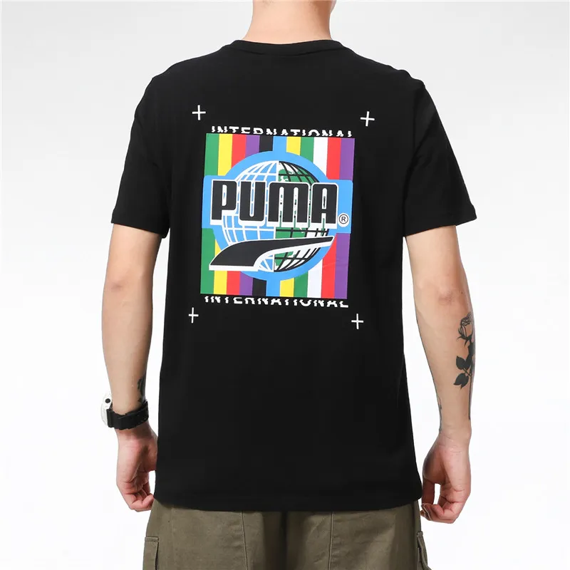 PUMA ESS T Shirts Men Black-3