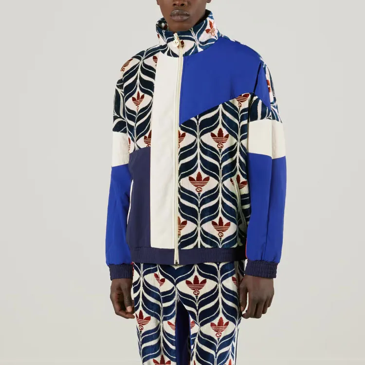 GUCCI X Adidas Interlocking G And Trefoil Jacket-3