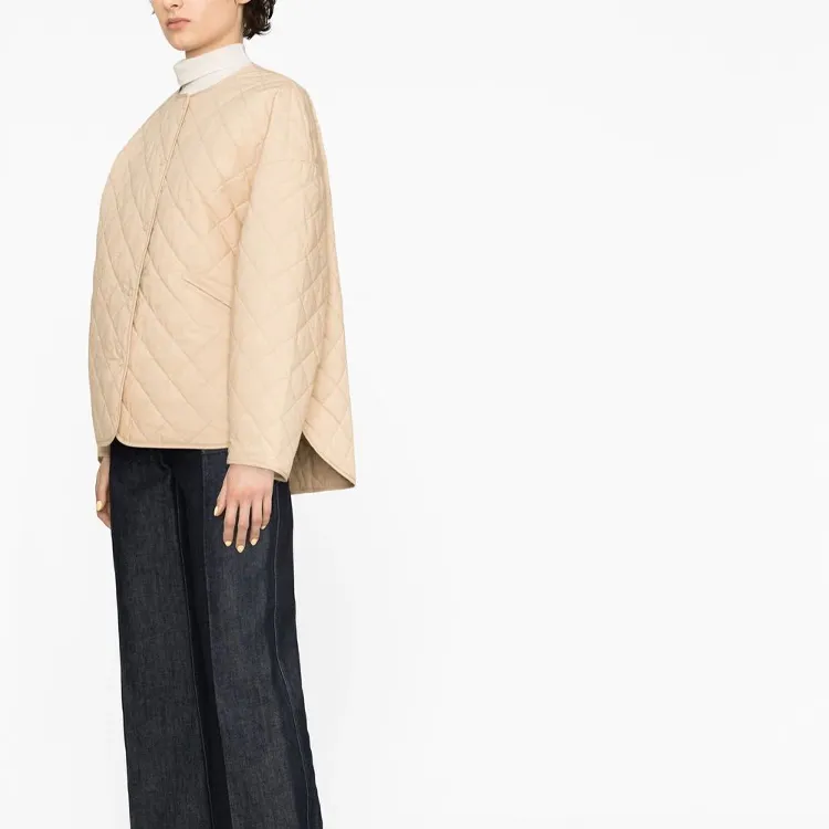 TOTEME Quilted Button Up Jacket-4