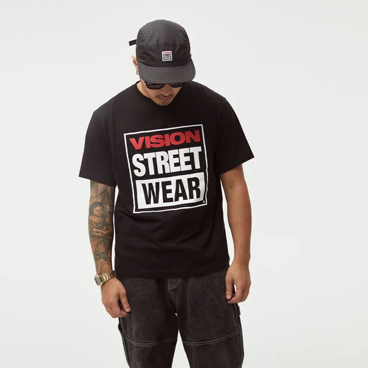Vision Street Wear T Shirt Unisex Black-3