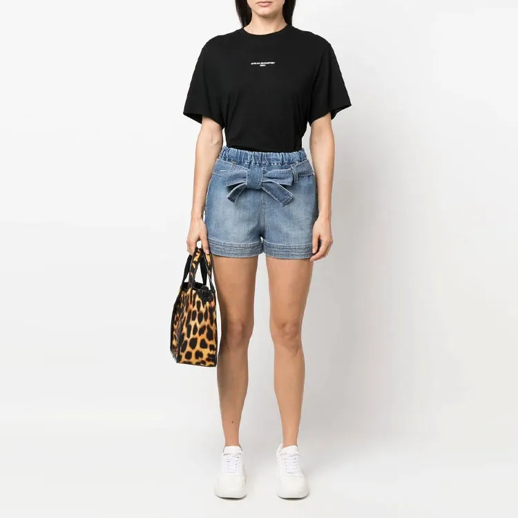 Stella McCartney Belted Denim Shorts-1