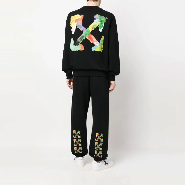 OFF WHITE Brush Arrows Skate Crewneck-3