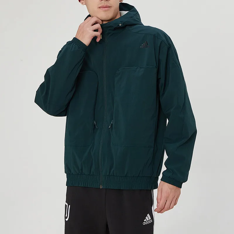 Adidas Jackets Men Peacock Green-2