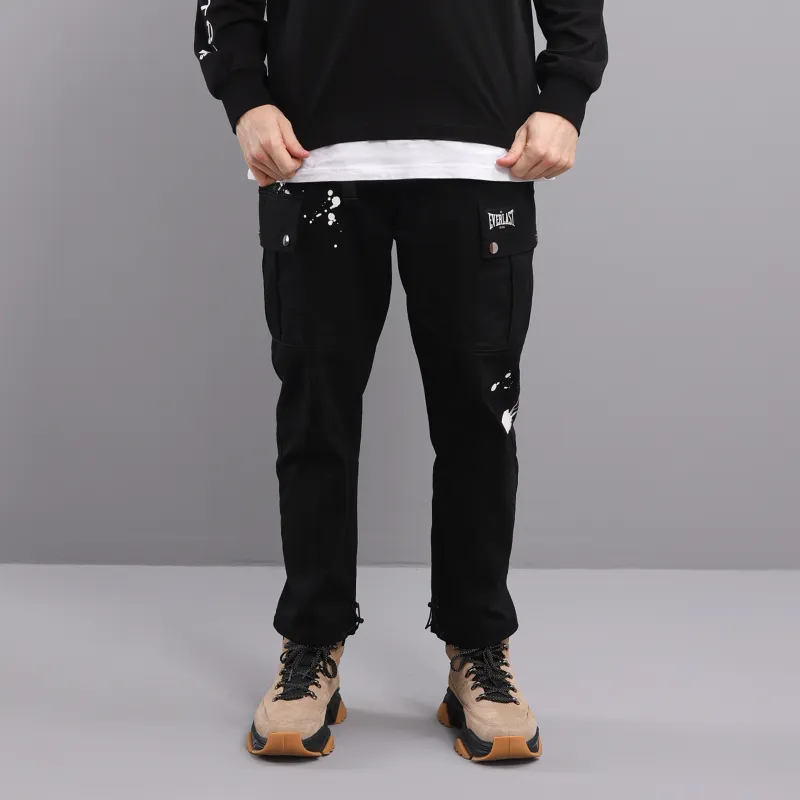Everlast Straight Casual Pants Unisex Black-2