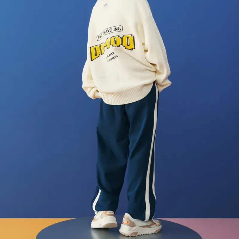Pop Mart X Champion Knitted Sweatpants Unisex-3