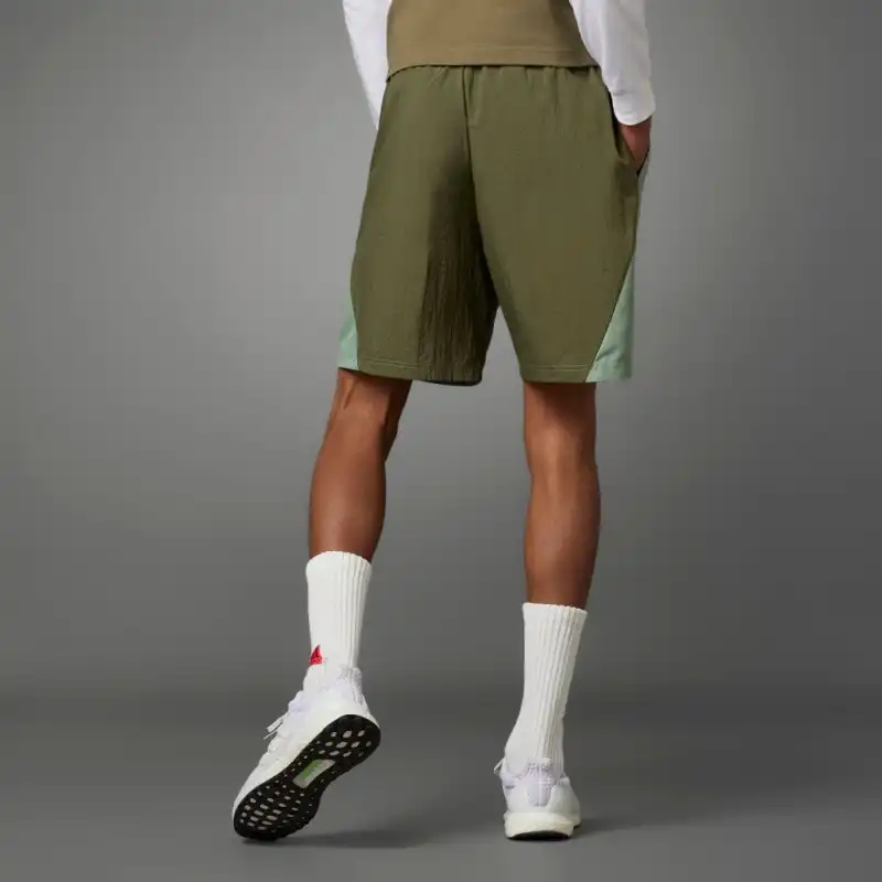 Adidas Casual Shorts Men Olive Green-6