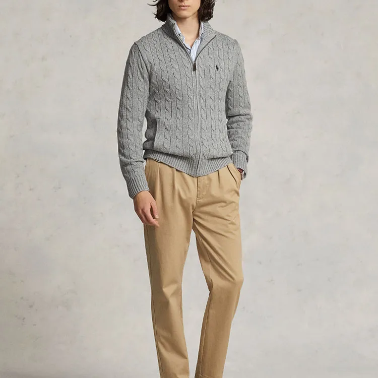 Polo Ralph Lauren Polo Pony motif Cable knit Cardigan-2
