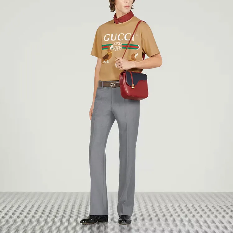 GUCCI T Shirts Men Brown-1