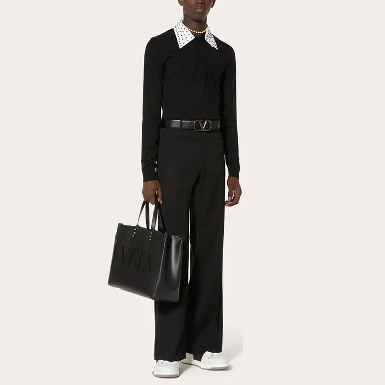 Valentino Polo Shirts Men Black-1