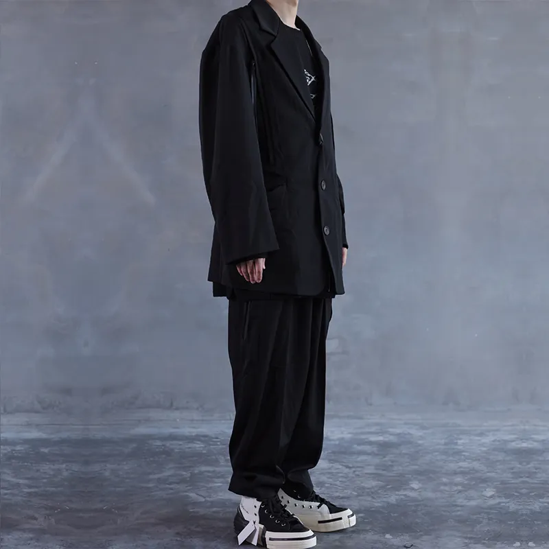 Yohji Yamamoto Business Suits Unisex Black-6