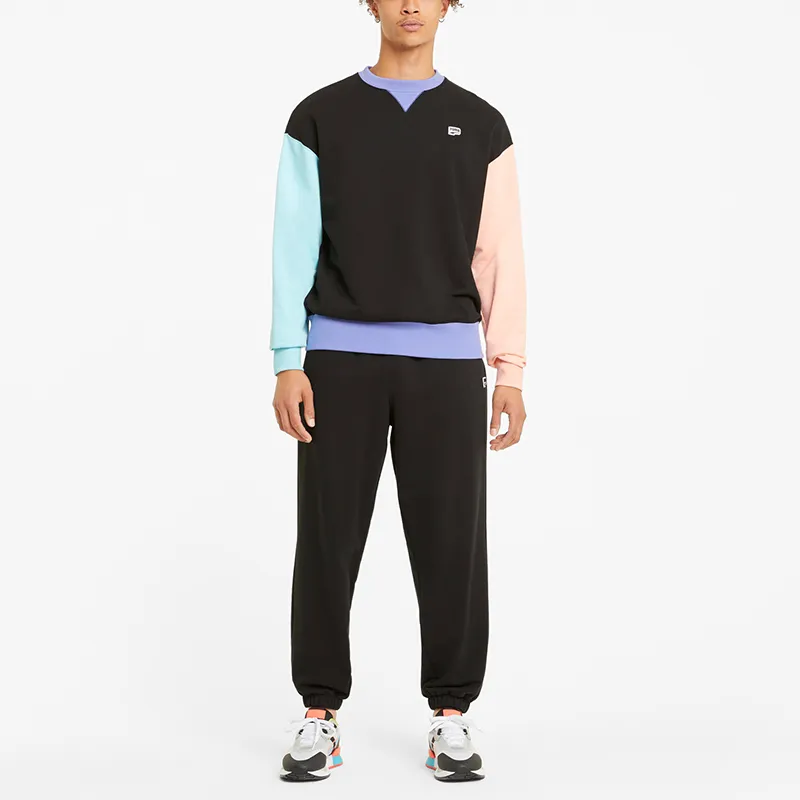 PUMA Knitted Sweatpants Men Black-4