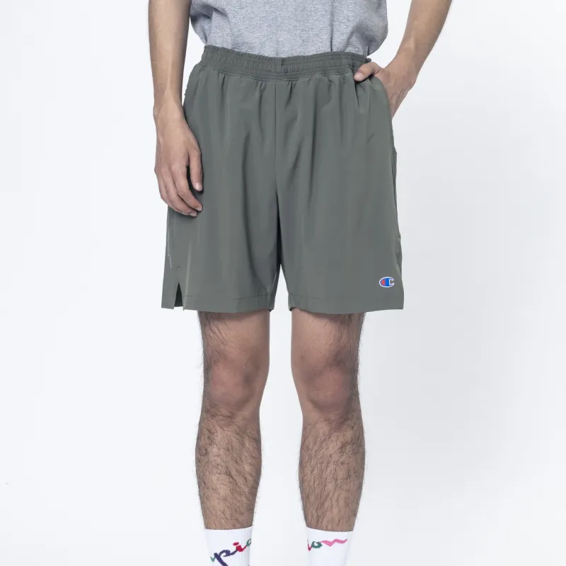 Champion Fitted Shorts US Version Unisex Olive Green-1
