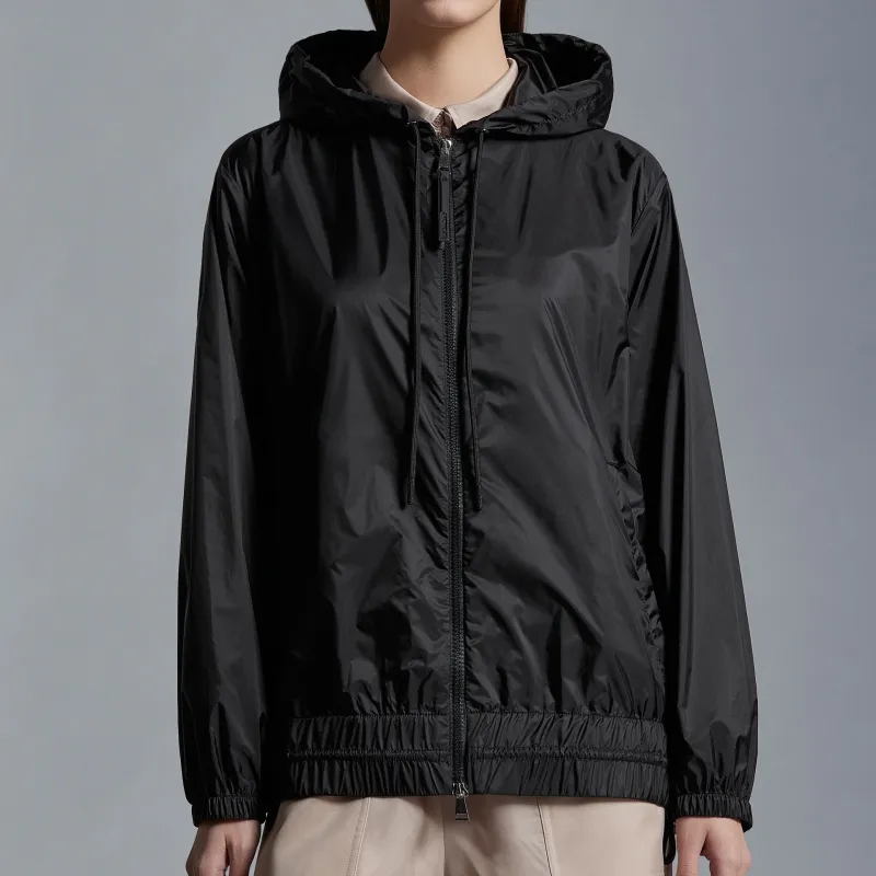 Moncler Logo Printed Hooded Jacket-1
