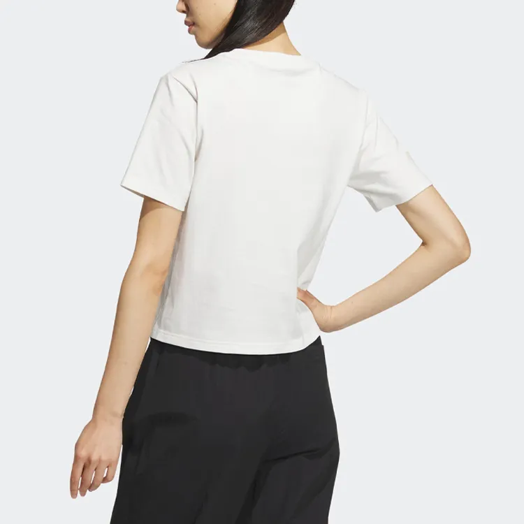 adidas originals Women's Outdoor Tee 'Cloud White'-2