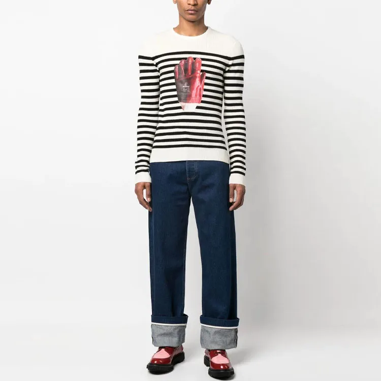 JW Anderson Sweaters Men Ecru-1
