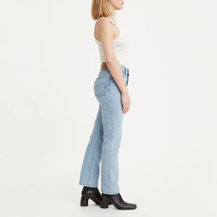 Levis Jeans Women's White Blue-2