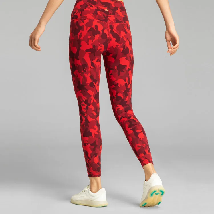 Lululemon Align™ Yoga Pants Women's Camouflage Red Mixed Color-2