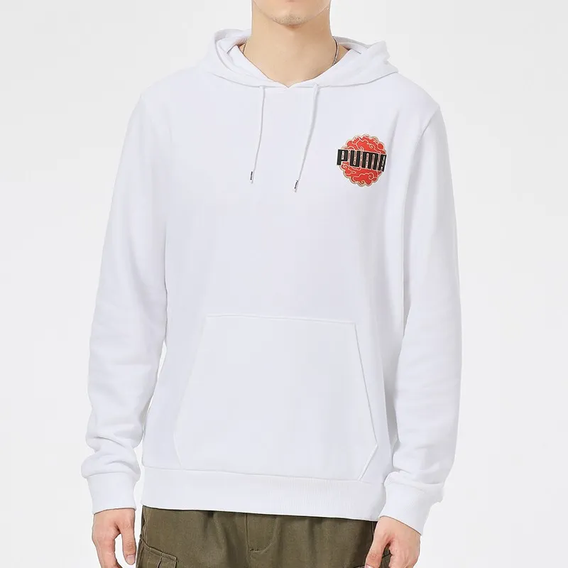 PUMA Sweatshirts Men White-2