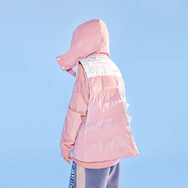 LAMLICKA Vests Unisex Pink-4