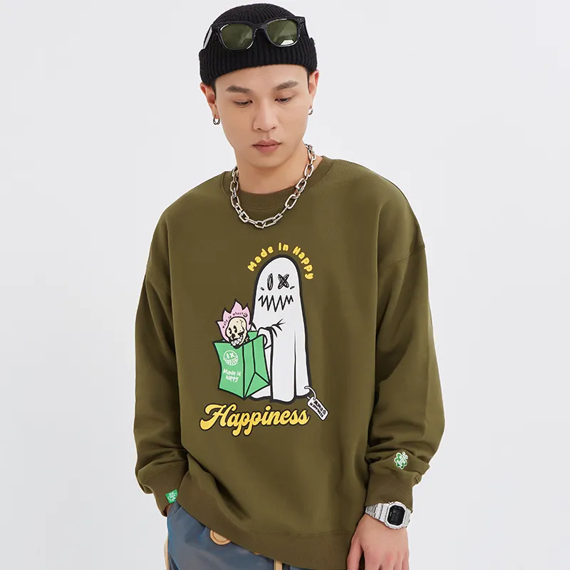 MAKE HAPPINESS Sweatshirts Unisex-3