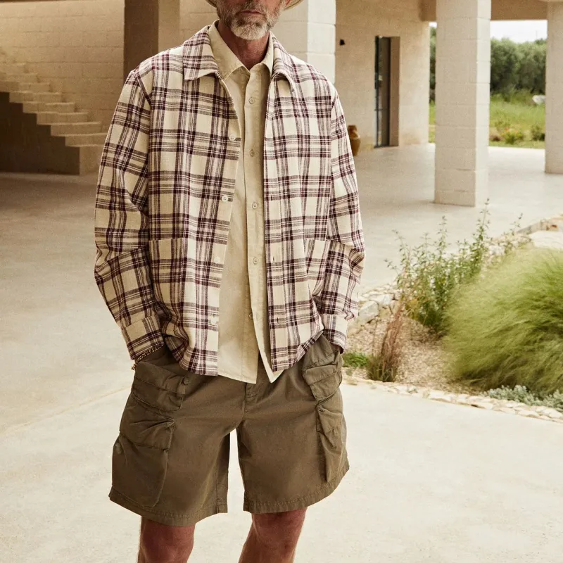 KITH Long Sleeve Boxy Collared Overshirt-2