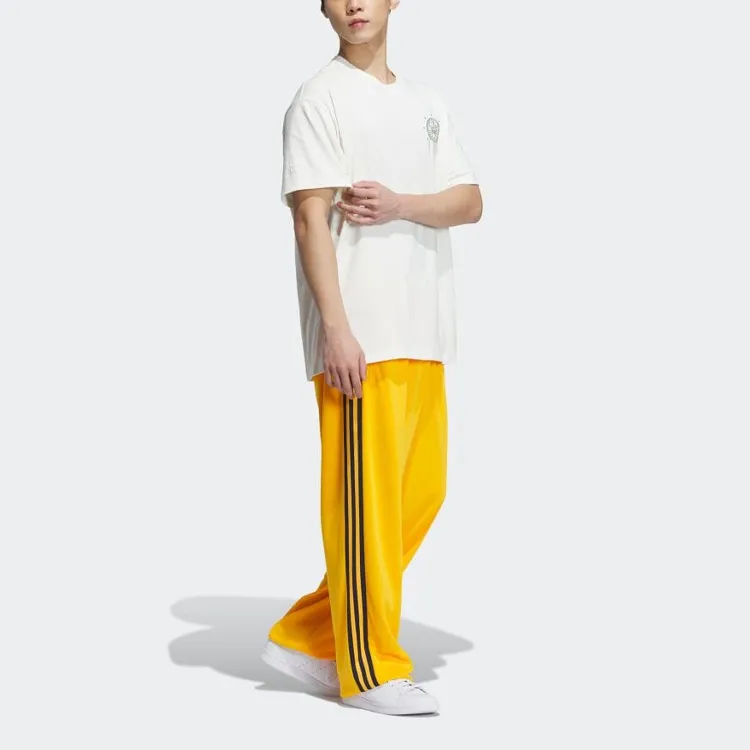 Adidas Originals BECKENBAUER Knitted Sweatpants Unisex Yellow-5