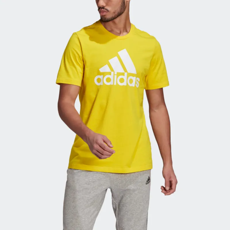 Adidas T Shirts Men Yellow-1