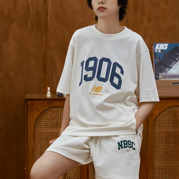 New Balance 1906 Graphic Tee Ivory White-3