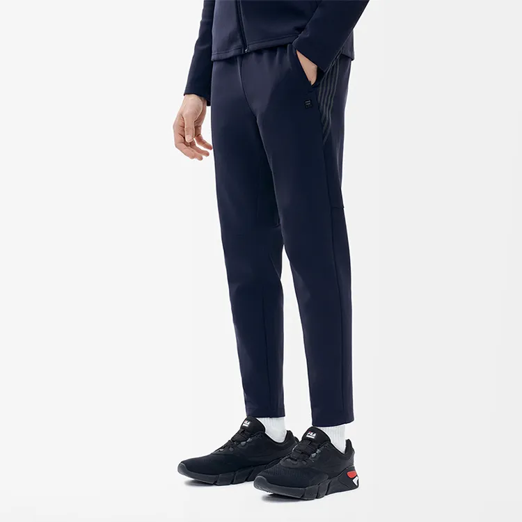 FILA Athletics Knitted Sweatpants Men Royal Blue-4