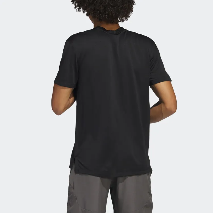 Adidas AEROREADY T Shirts Men Black-2